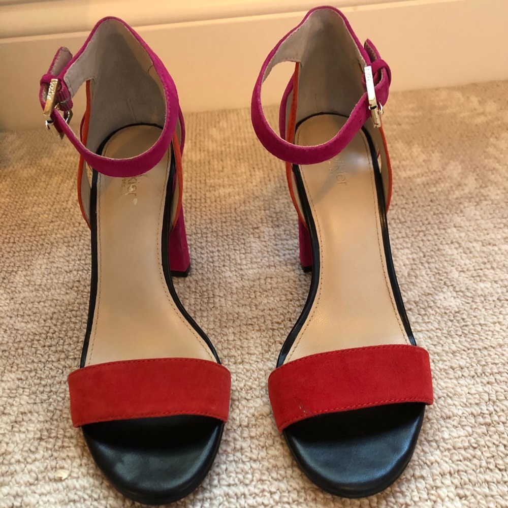 Color block sandals